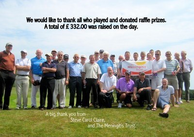Mark's Meningitis Golf Competition