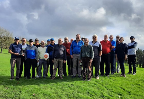 Some of the players at 'Mark Knapman's Memorial competition' held at Ivybridge Golf Club on Saturday 30 October 2021. Many thanks.