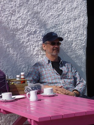 Coffee Stop at Canna Island near Skye