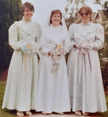Chris Hubbard's wedding September 1984