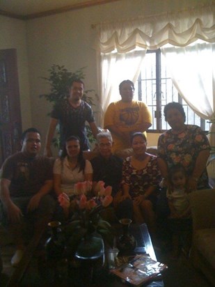 Tito with family in Iloilo