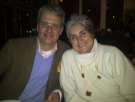 Peter and Evnur on 4th January 2012 in Istanbul