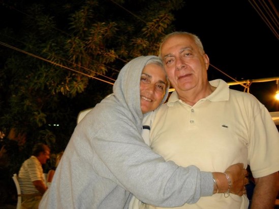 Evnur with Uncle Mehmet