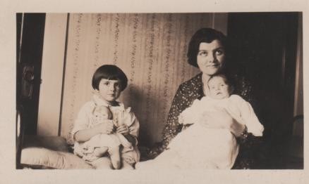 Jane with Gladys (mom) holding Virginia.