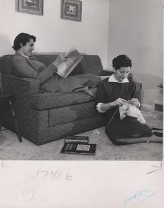 Jane and Virginia from Edison Magazine, 1954