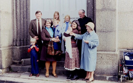 a) Niece Suzie's christening 15/10/78 (Dave & Merelyn were Godparents)
