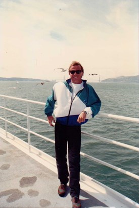 Anthony on the Hornblower cruise