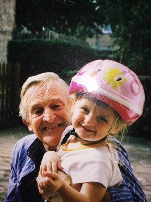 Grandad and me! I miss you xx