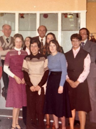 Boris,along with his drawing office staff, Cator House.