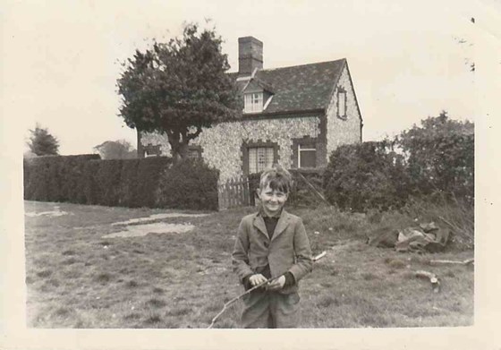 Dad at Copy Green Cottages