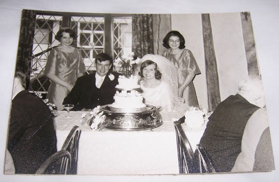 Bridesmaids (Sue, right - Liz (sister, left)