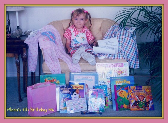 Alexa's 4th Birthday, 1996