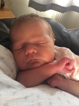 Another addition to your family Roger. Isobel Jade. Heartbreaking that you don’t get to hold her, but we will make sure she knows who her Grandad is. XXX
