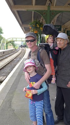 Grandad's silly face!