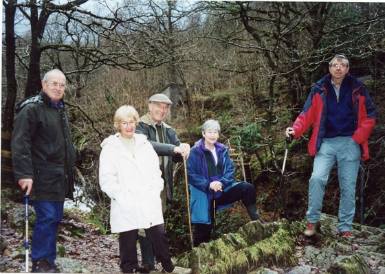The crew in The Lakes Nov 2000