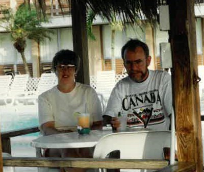 drinks by the pool