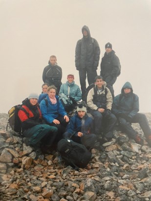 Geology fieldtrip - presuming this is Assynt 2003/2004 looking at the weather! 