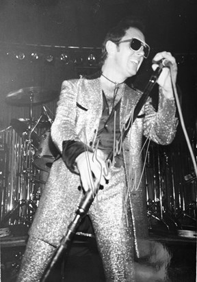 Buddy Gask - The Forum,  Kentish Town, London -  14th October 1983  photo by Dawn Willmott 