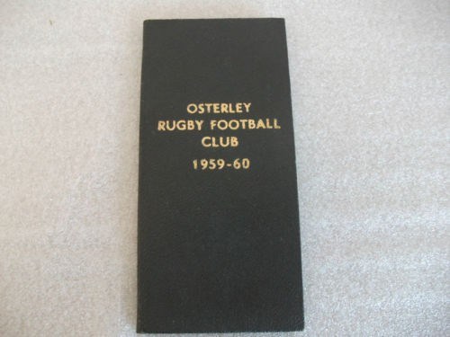 Fixture Card 1959-60