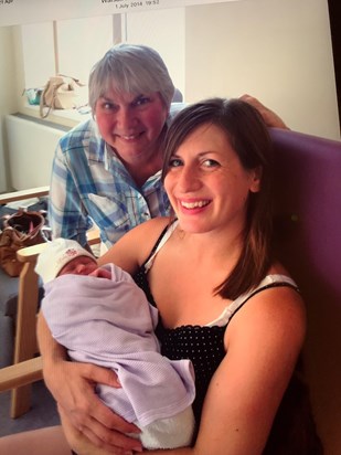 Proud Grandma on the birth of Emily 1st July 2014 - from Alison on 21st April 2023
