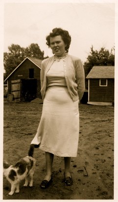 On the farm in Nebraska around 1947