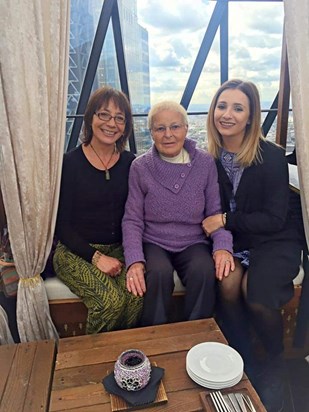 Moroccan afternoon tea in the gherkin with Tracy, Alexia. Pedro and Irene - September 2015