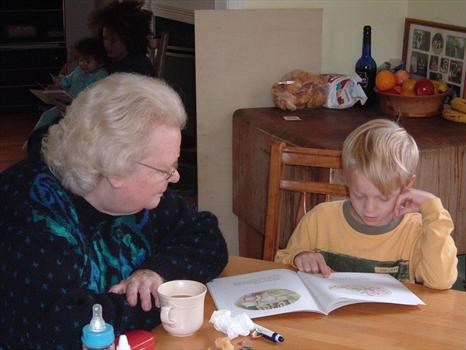 Ann Louise with Grandson Kyle, November 2004