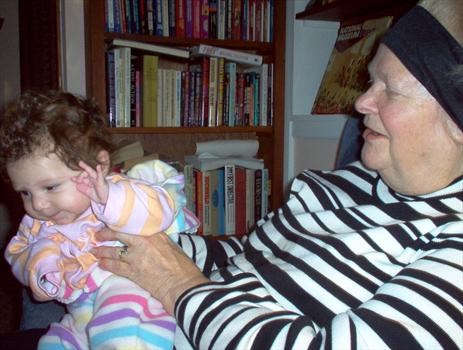 Ann Louise with her granddaughter Alexandra, January 2004 (2)