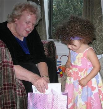 Ann Louise with her granddaughter Alexandra, October 2005 (1)