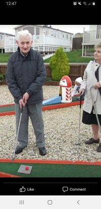 Granda playing a round of golf ❤