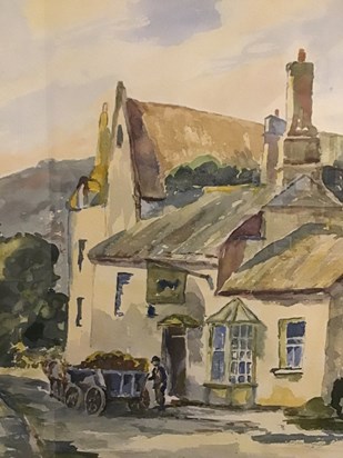 Watercolour painting by David Price