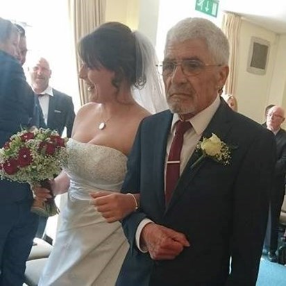 The very proud father of the bride, June 16th 2017