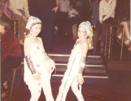 Dancing days, the best partner anyone could wish for, love you Sharon ?