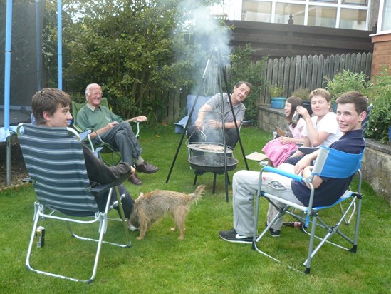 family BBQ in Sheffield