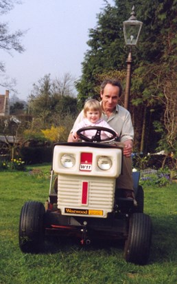 Tractor fun with Serena