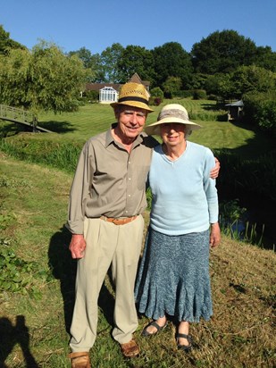 Mum & Dad at Panters Mead July 2015