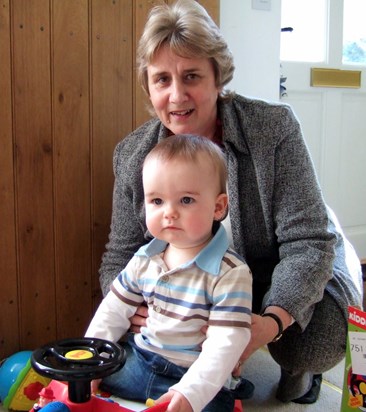 Mum with Charlie aged 1