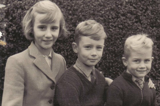 Barbara with brothers Edward and Andrew in our younger days.