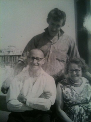 Bernard Gray & his mum & dad. 