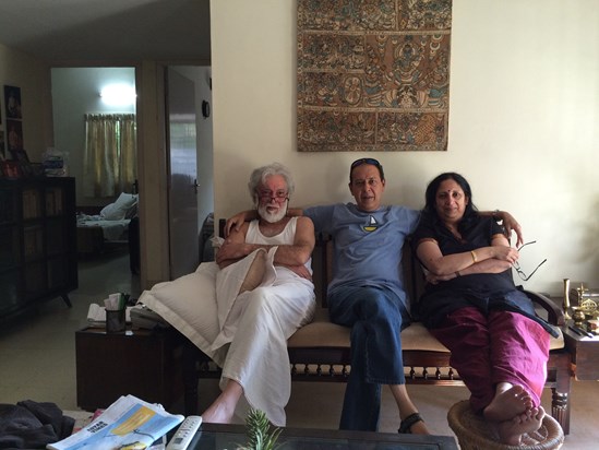 Naren, Nicky and Nandini in Chennai, February 14, 2015