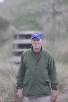 Bob on Utah Beach Normandy - D Day 70th  anniversary