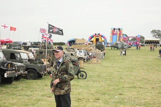 Bob at Trucks and Troops Military Vehicle show Dunchurch