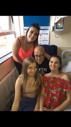 Dad with his most favourite girls