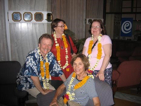 Kate with other O.U. faculty somewhere in India. (2005)
