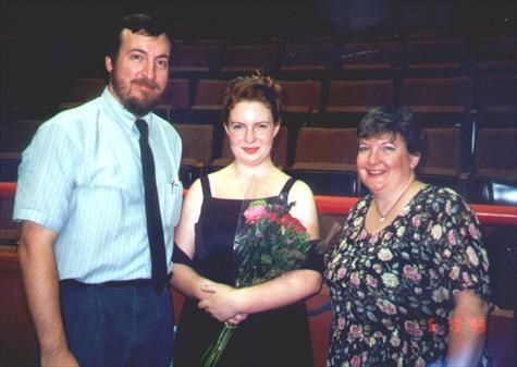 Alison's 8th grade graduation. (2001)