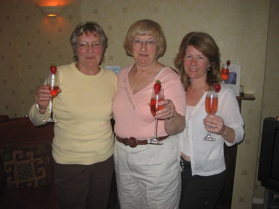 Mum, Pat and Stephanie 2008