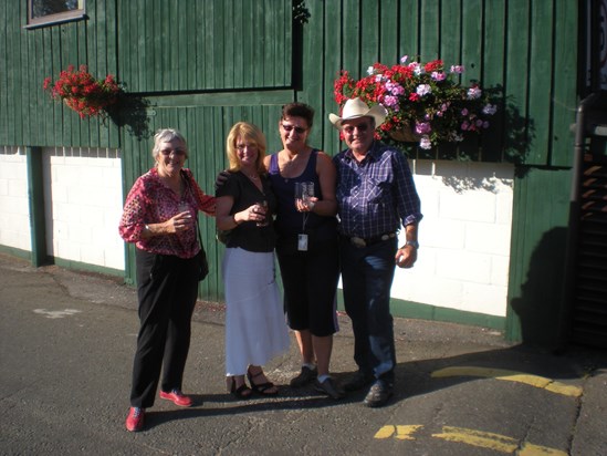 with Faye&steveOct11 Hogsback brewery