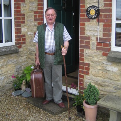 Dad visiting in 2009 🥰
