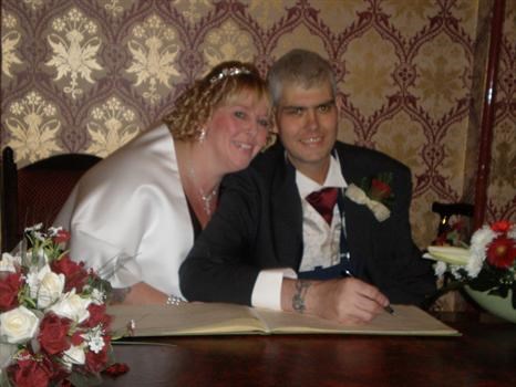 our wedding day x