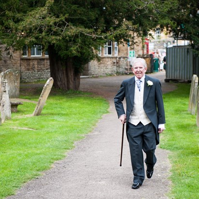 David at the wedding of his youngest son Alex in 2014